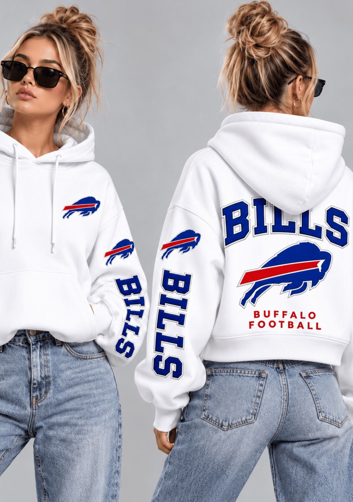 Women Buffalo Bills Football Game Day Hoodie Main image