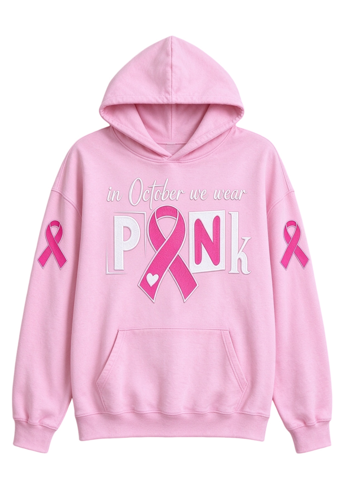 Women's In October We Wear Pink Hoodie