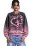 Women's Blessed To Be Called Breast Cancer Survivor Pink Ribbon Crewneck Sweatshirt