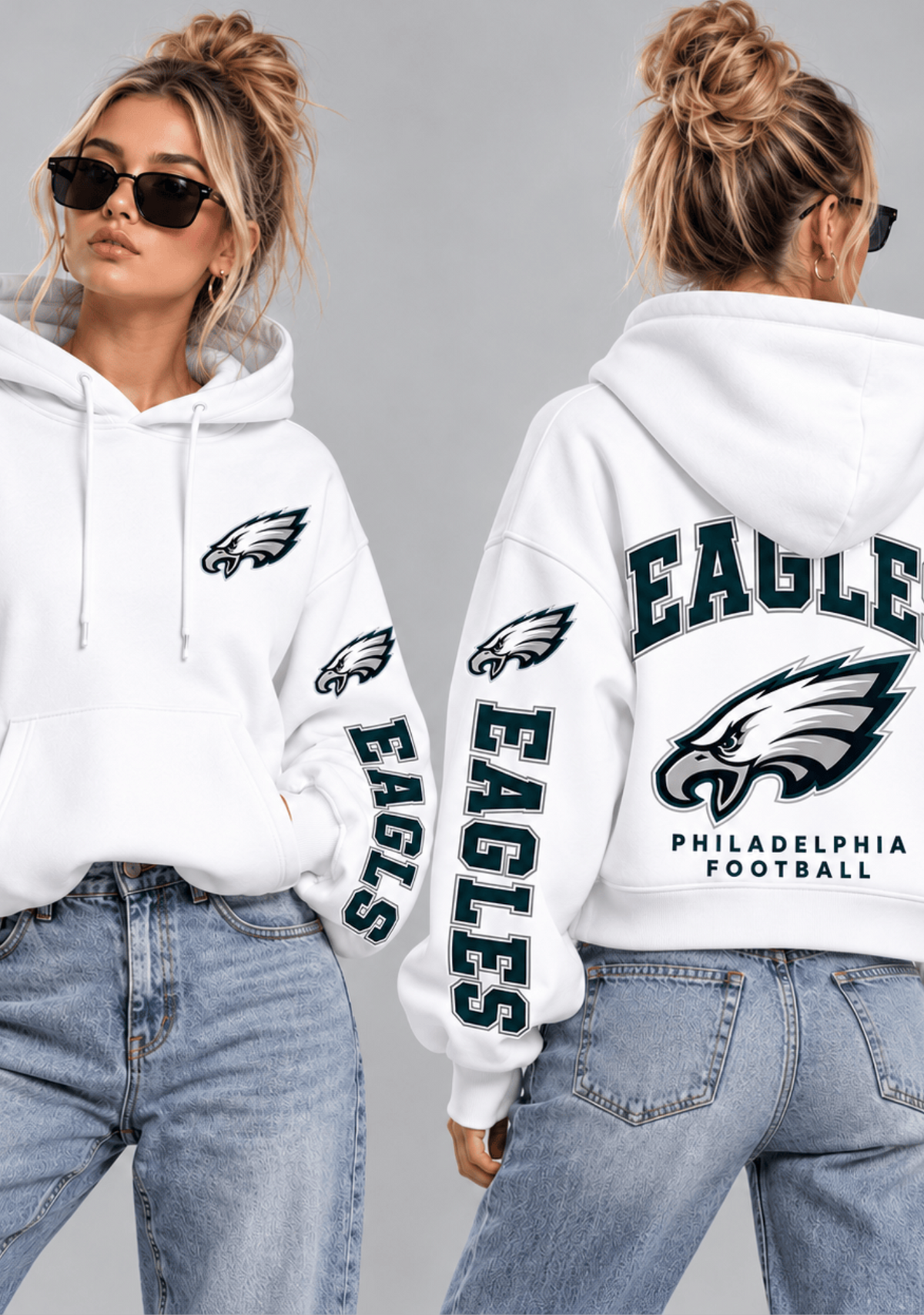 Women Philadelphia Eagles Football Game Day Hoodie Main image