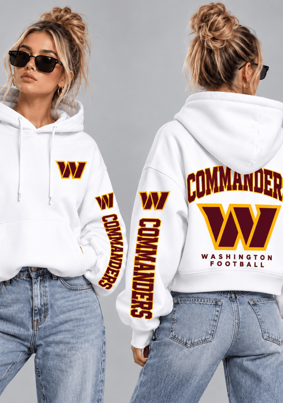 Women Washington Commanders Football Game Day Hoodie Main image