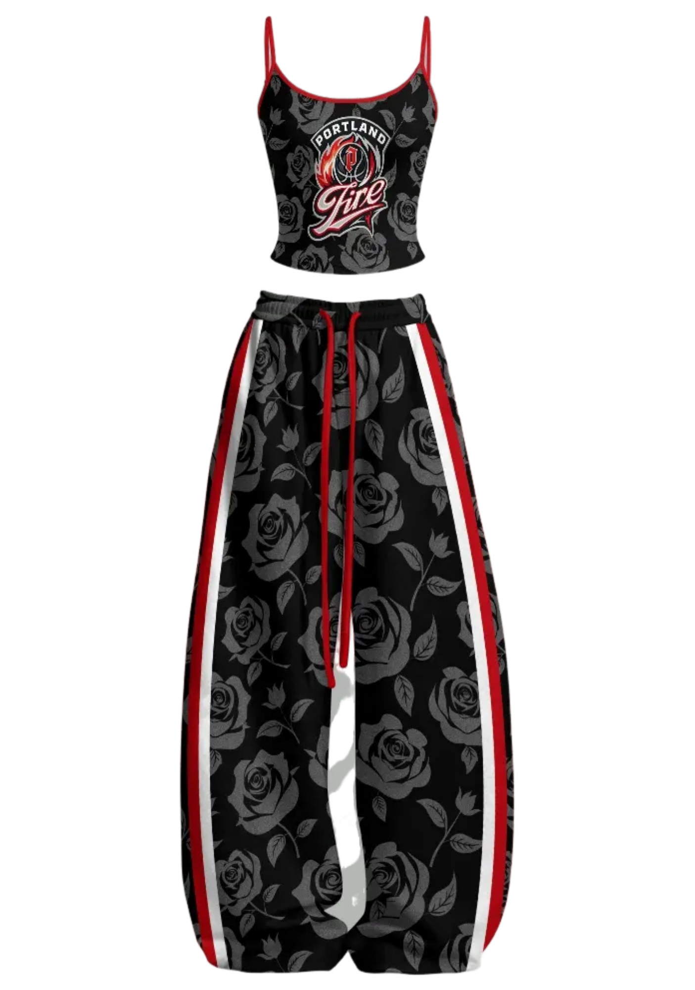 Portland Fire Tops & Elasticated Trousers Two-Piece Set Main image
