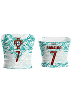 Portugal No.7 Marble Print Tops & Elasticated Trousers Two-Piece Set