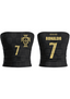 Luxury Gold Crest Portugal National Team #7 Tops & Elasticated Trousers Two-Piece Set