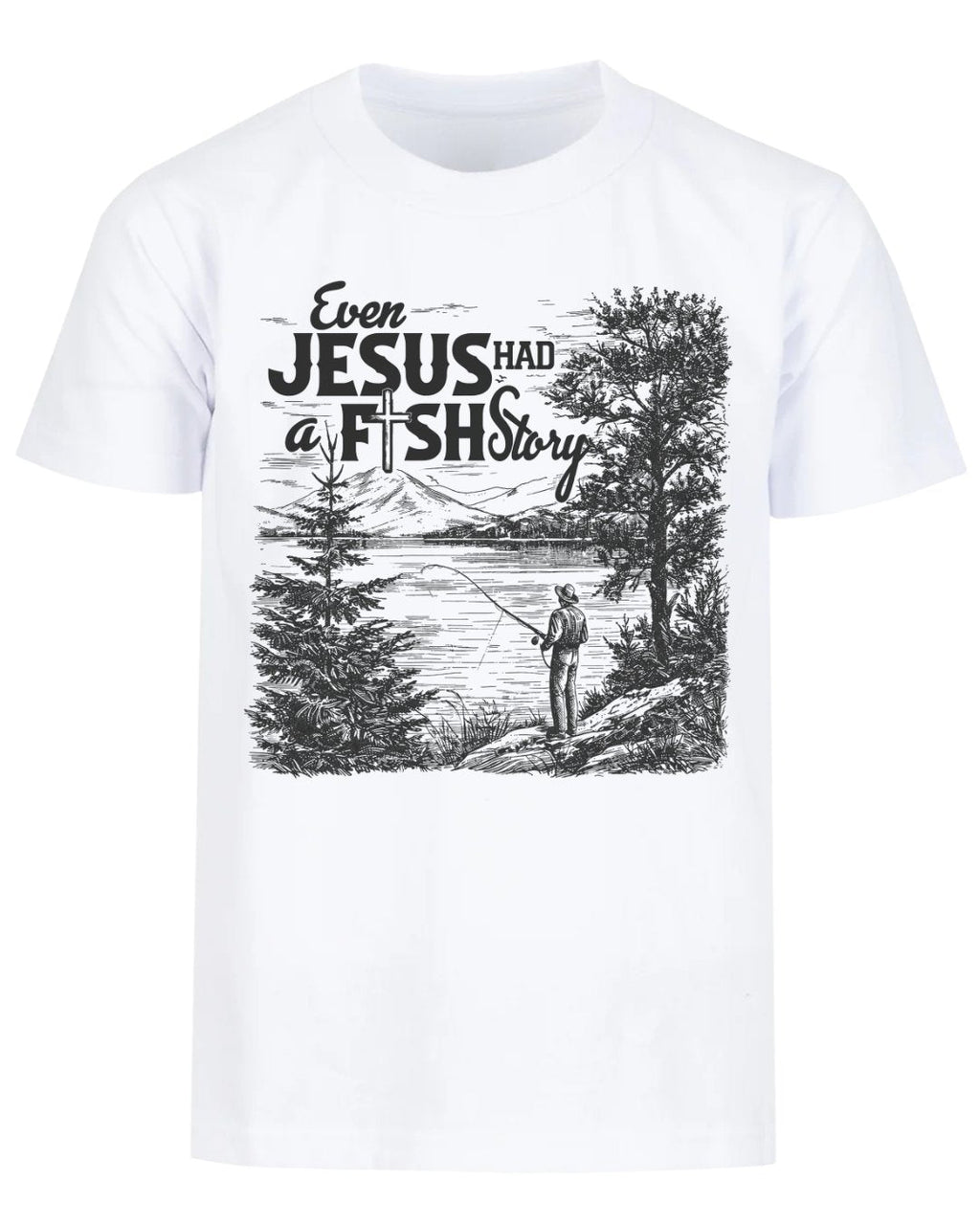 "Jesus Fish Story" T-shirt