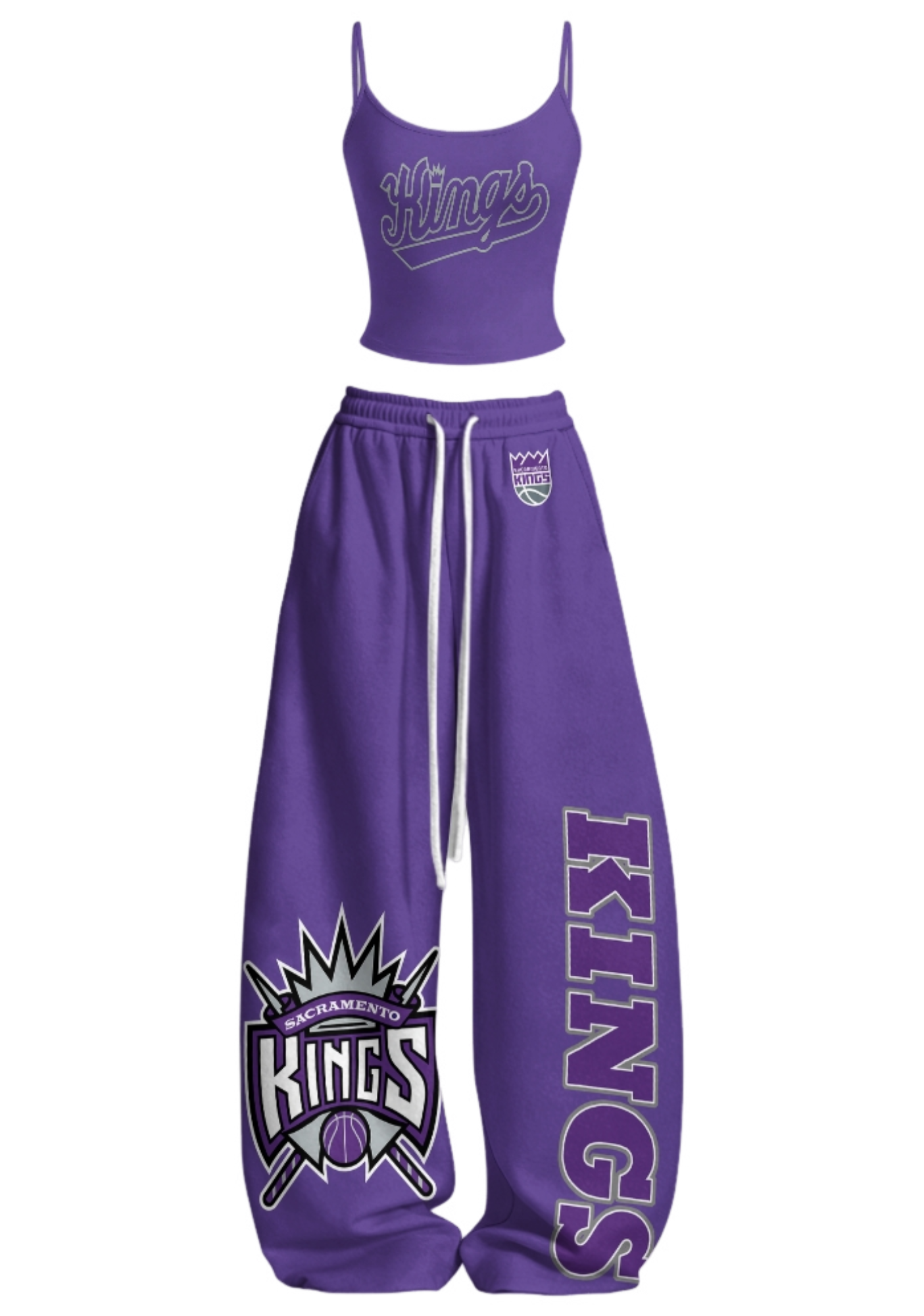 Sacramento Kings Tops & Elasticated Trousers Two-Piece Set Main image