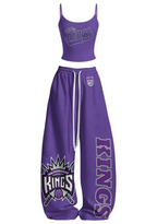 Sacramento Kings Tops & Elasticated Trousers Two-Piece Set
