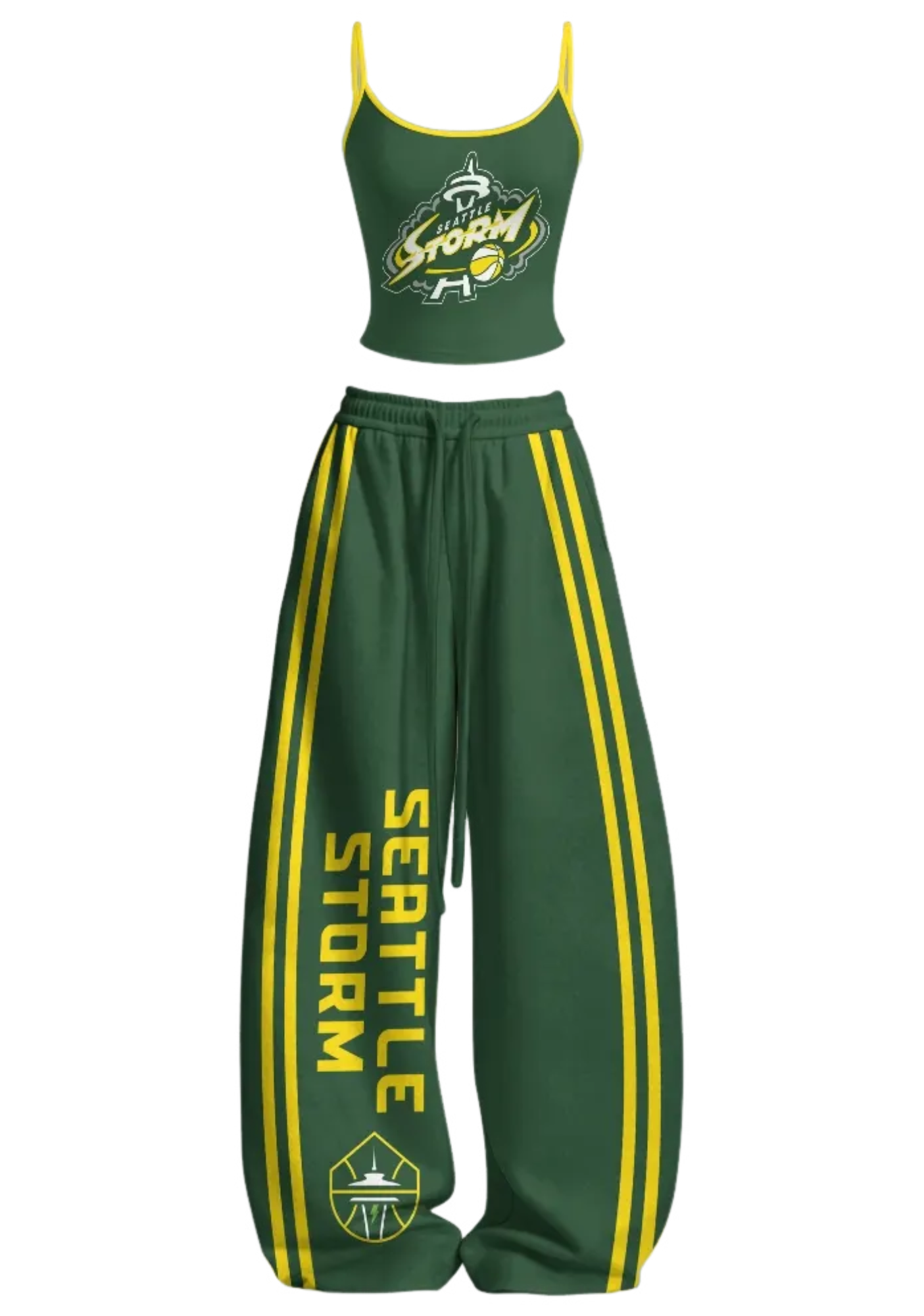 Seattle Storm WNBA Tops & Elasticated Trousers Two-Piece Set Main image