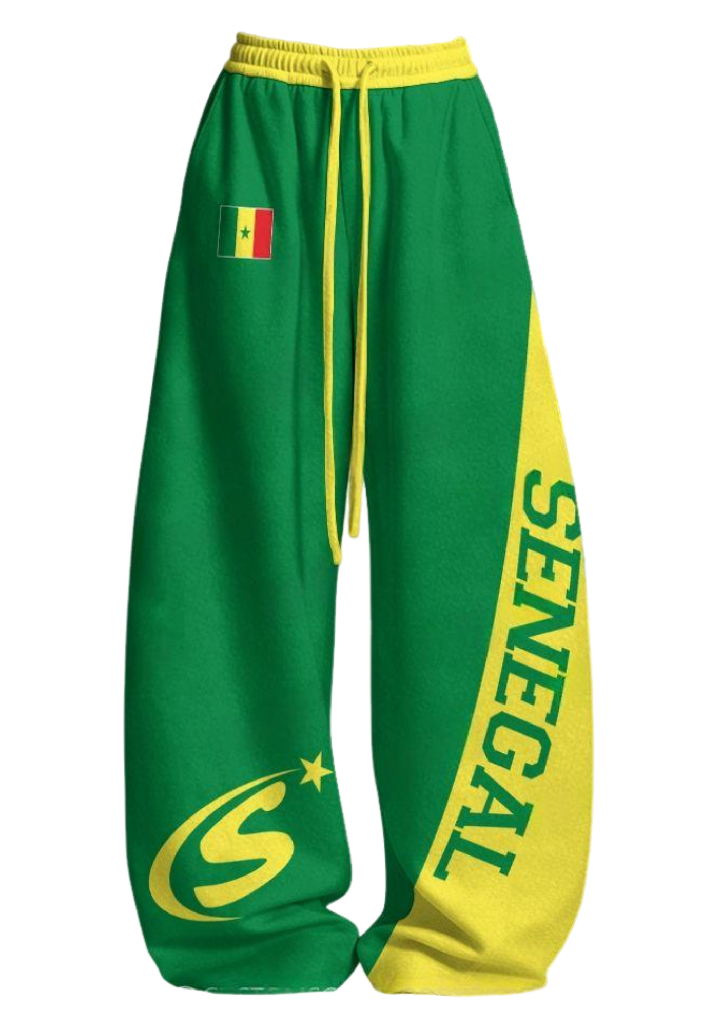 Senegal Tops & Elasticated Trousers Two-Piece Set