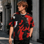 Stade Rennais Black Red Camo T Shirt Custom Name For Fan