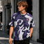 Toulouse FC Purple Grey Camo T Shirt Custom Name For Fan