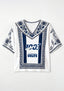 Indianapolis Colts 100 Anniversary Boho Floral V-Neck Blouse