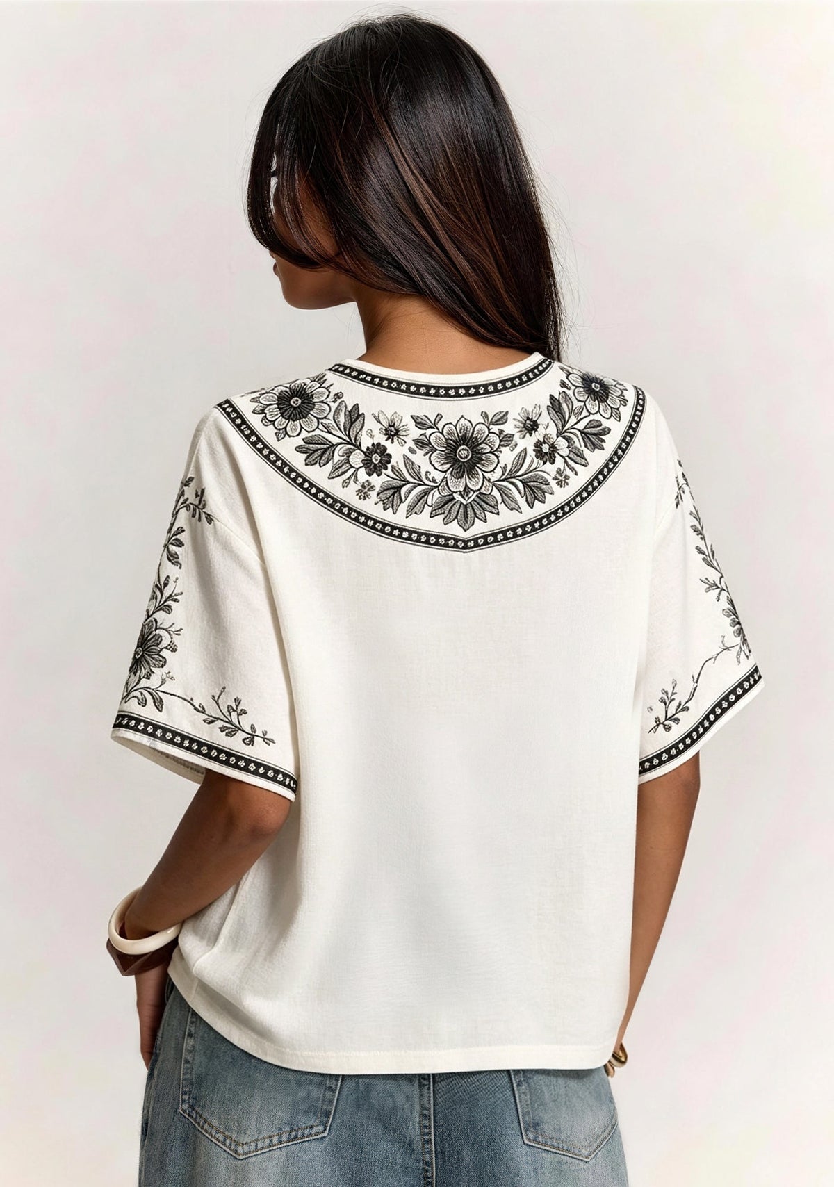 Boho Raiders "This Girl Loves" V-Neck Blouse