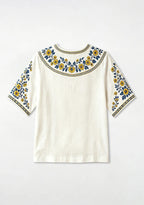 This Girl Loves Los Angeles Rams Boho Floral V-Neck Blouse