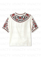 This Girl Loves Atlanta Falcons Boho Floral V-Neck Blouse