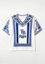 Tampa Bay Rays TB Logo Boho V-Neck Blouse
