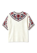 St. Louis Cardinals Boho Floral V-Neck Blouse