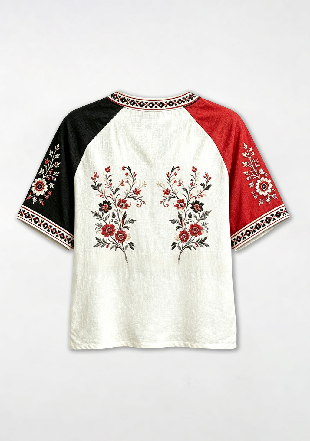 Boho Floral Tampa Bay Buccaneers Heart Pirate V-Neck T Shirt