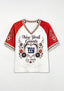 New York Giants Est 1925 Folk Floral NFL V-Neck T-Shirt