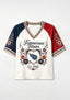 Tennessee Titans Vintage Floral Heart Raglan NFL V-Neck T-Shirt