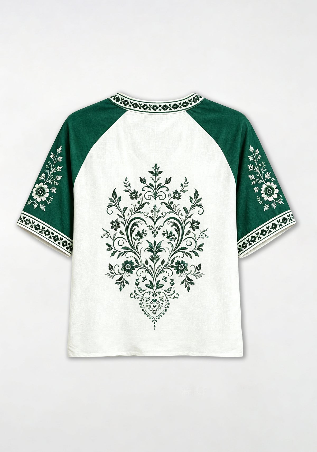 New York Jets Est.1960 Floral Heart Raglan NFL V-Neck T-Shirt