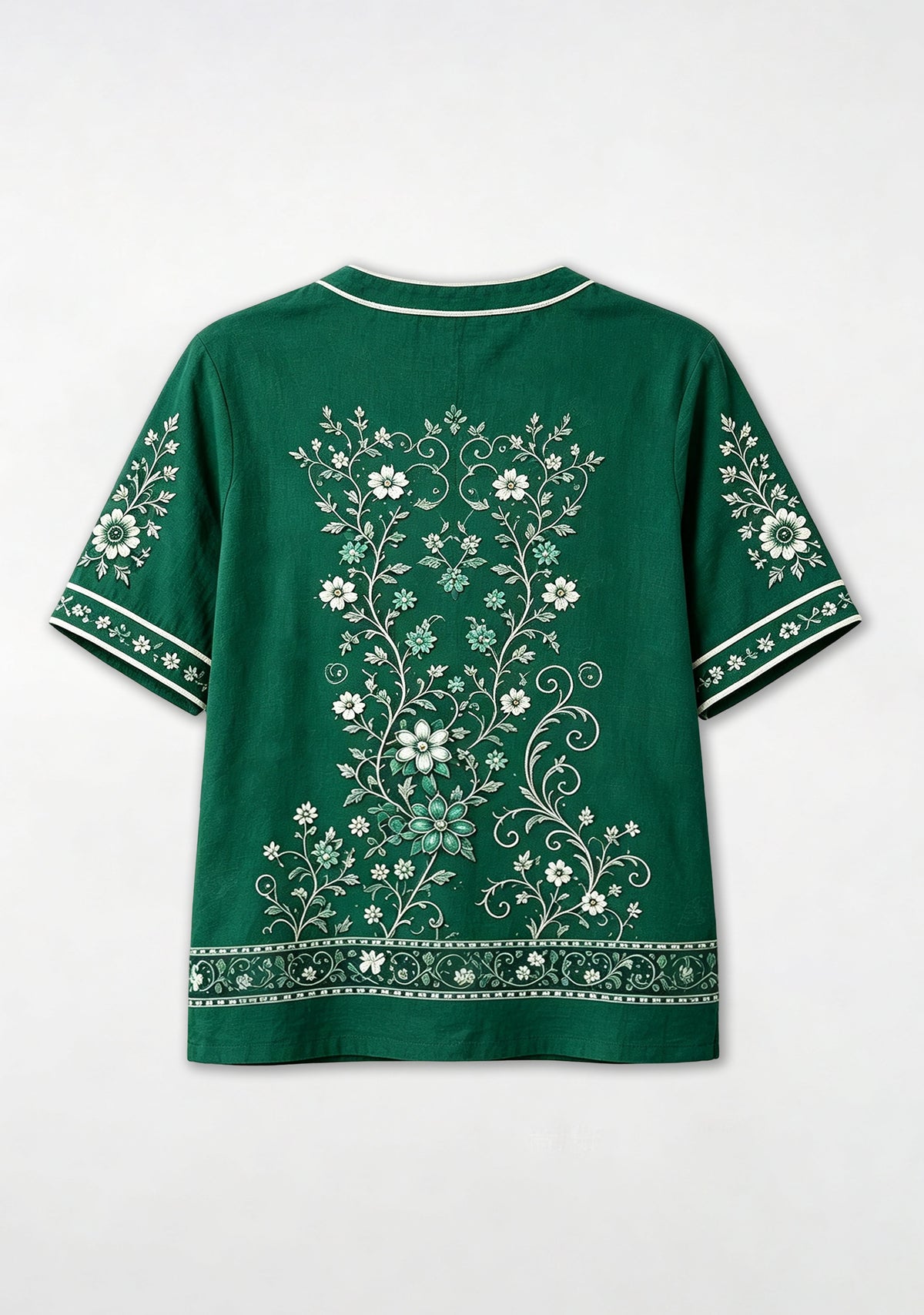 Philadelphia Eagles Floral Game Day NFL V-Neck Blouse