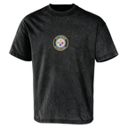 Pittsburgh Steelers Mineral Helmet Logo Washed Tee