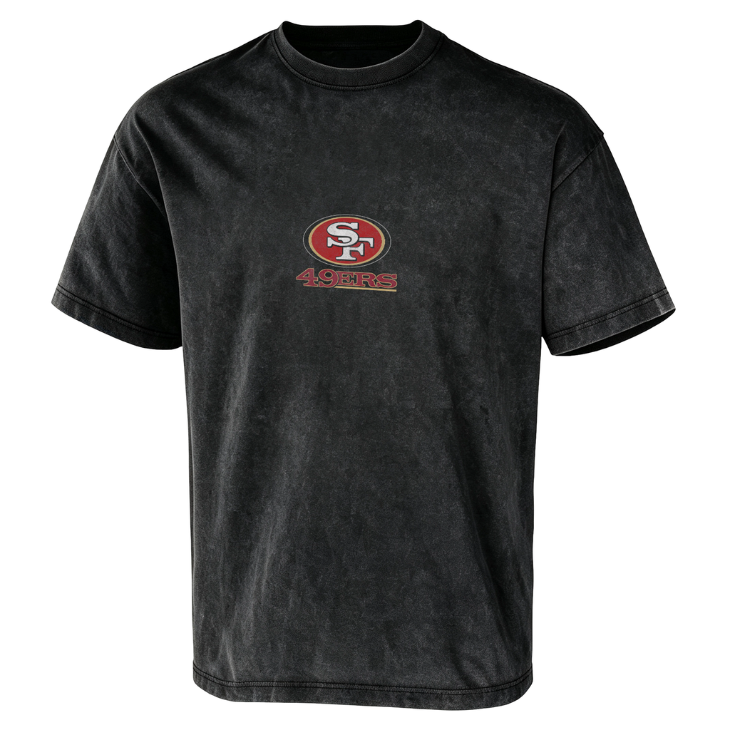 San Francisco 49ers Helmet Graphic Washed Tee