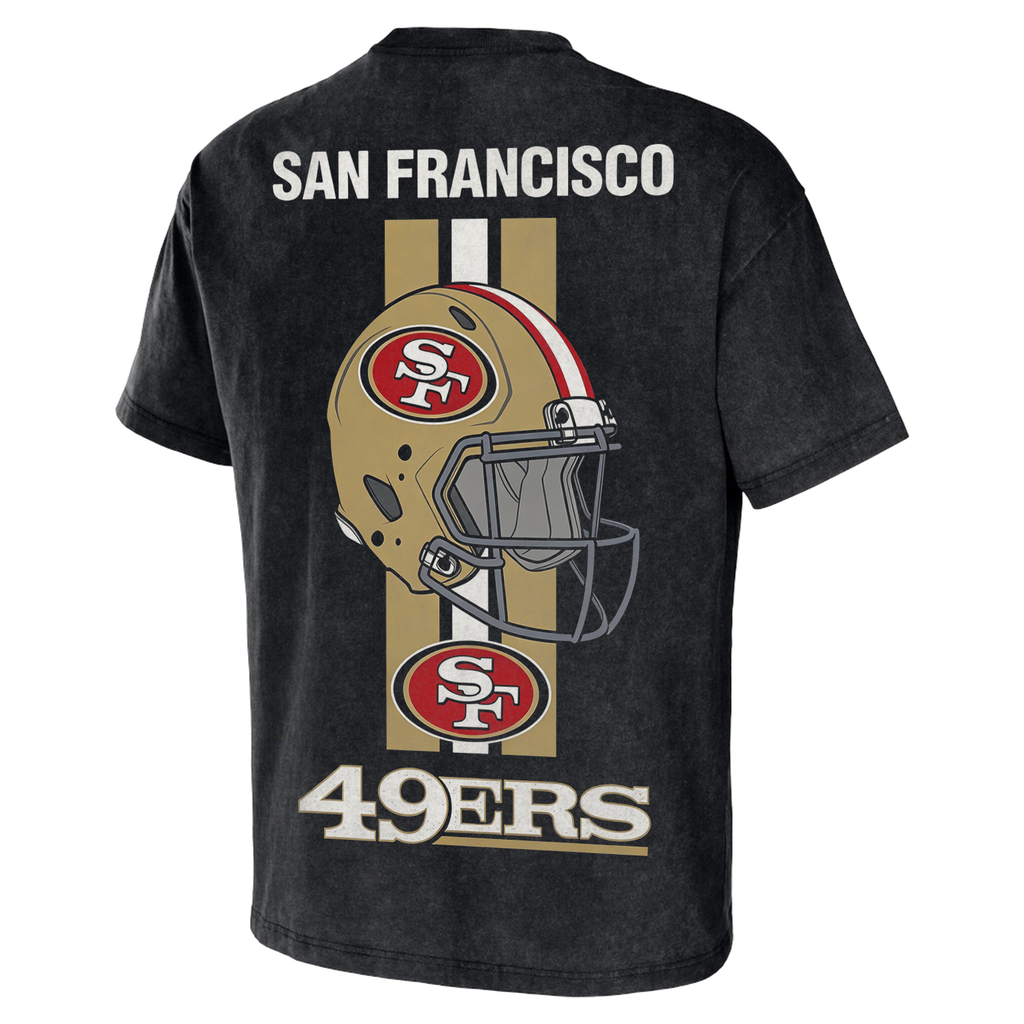 San Francisco 49ers Helmet Graphic Washed Tee