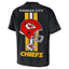 Kansas City Chiefs Helmet Logo Front Back Washed Tee