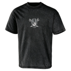 Las Vegas Raiders Helmet Graphic Front & Back Washed Tee