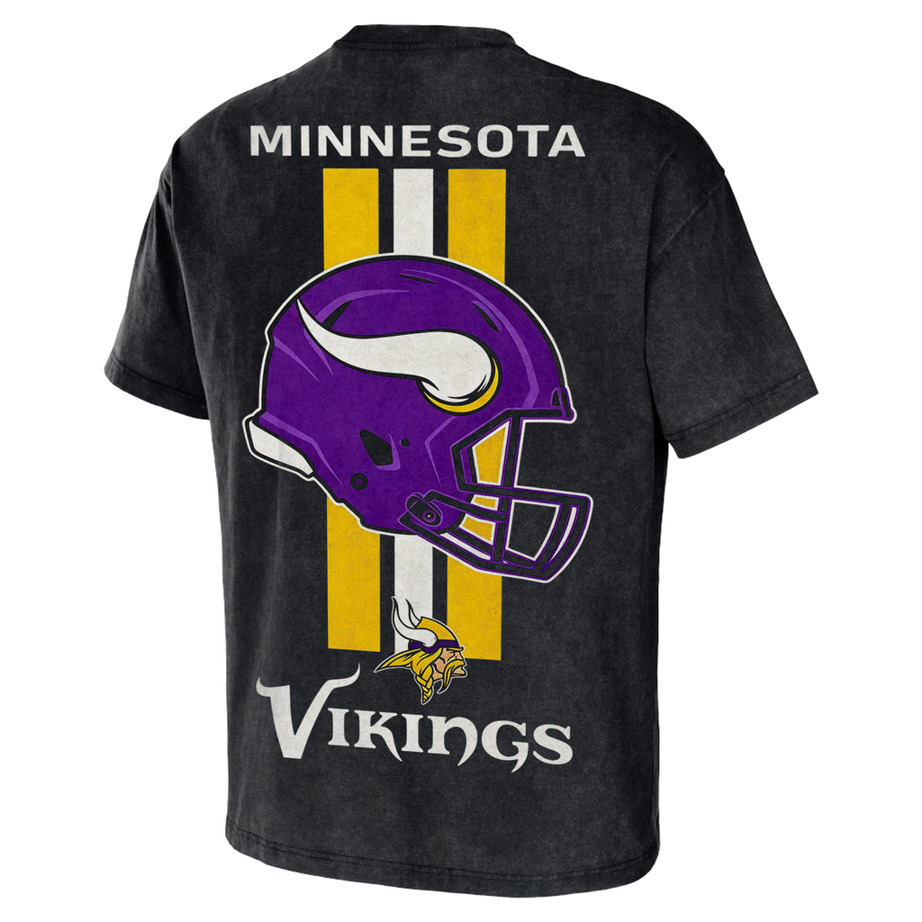 Minnesota Vikings Mineral Football Fan Casual Washed Tee