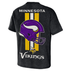 Minnesota Vikings Mineral Football Fan Casual Washed Tee