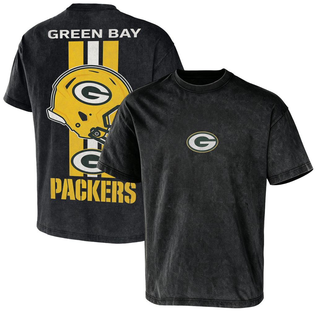 Green Bay Packers Football Fan Casual Washed Tee