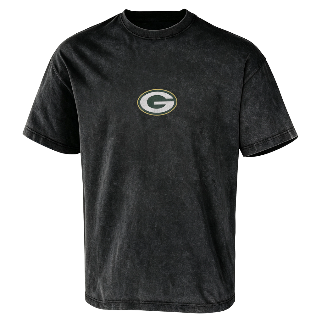 Green Bay Packers Football Fan Casual Washed Tee