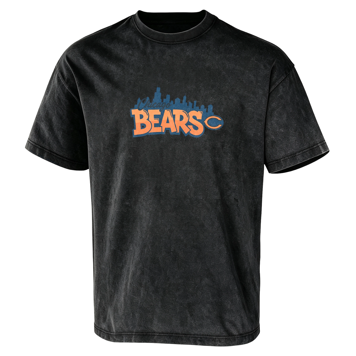 Chicago Bears Football Fan Casual Washed Tee