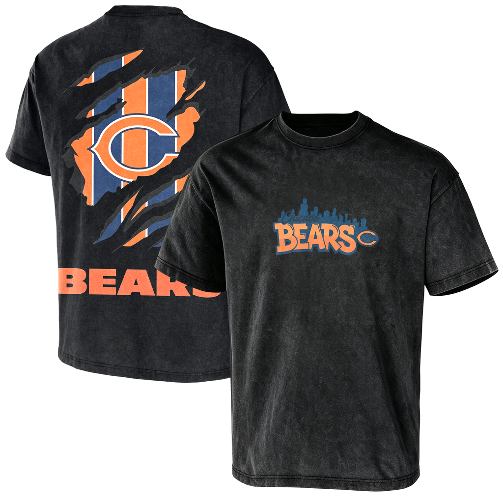 Chicago Bears Football Fan Casual Washed Tee