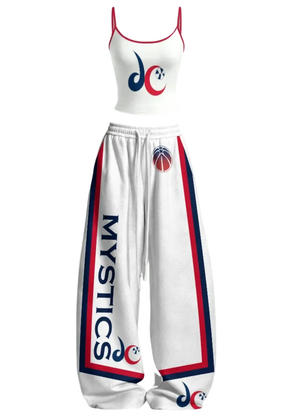 Washington Wizards Tops & Elasticated Trousers Two-Piece Set