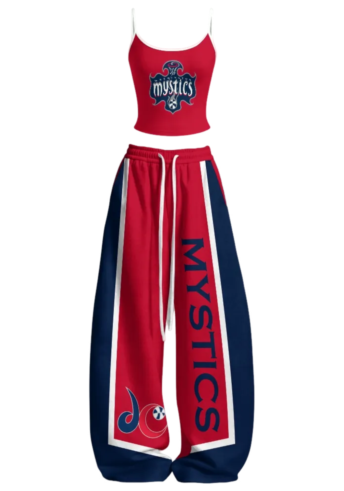 Washington Mystics Tops & Elasticated Trousers Two-Piece Set Main image
