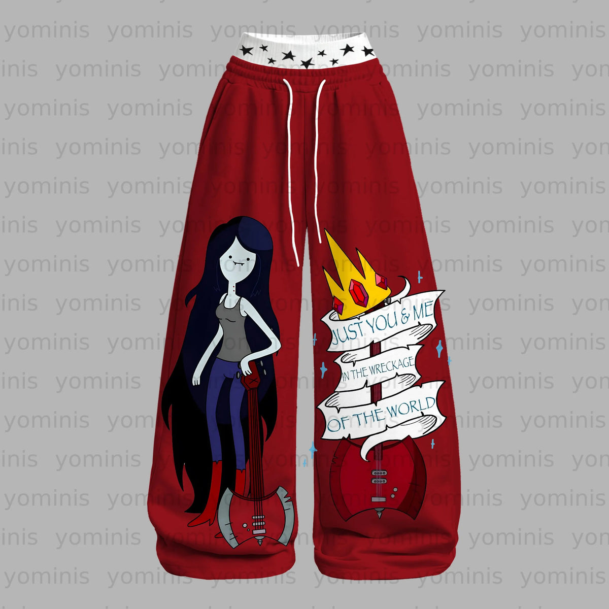 "Adventure Time" Long-sleeved double-layer stretch pants set