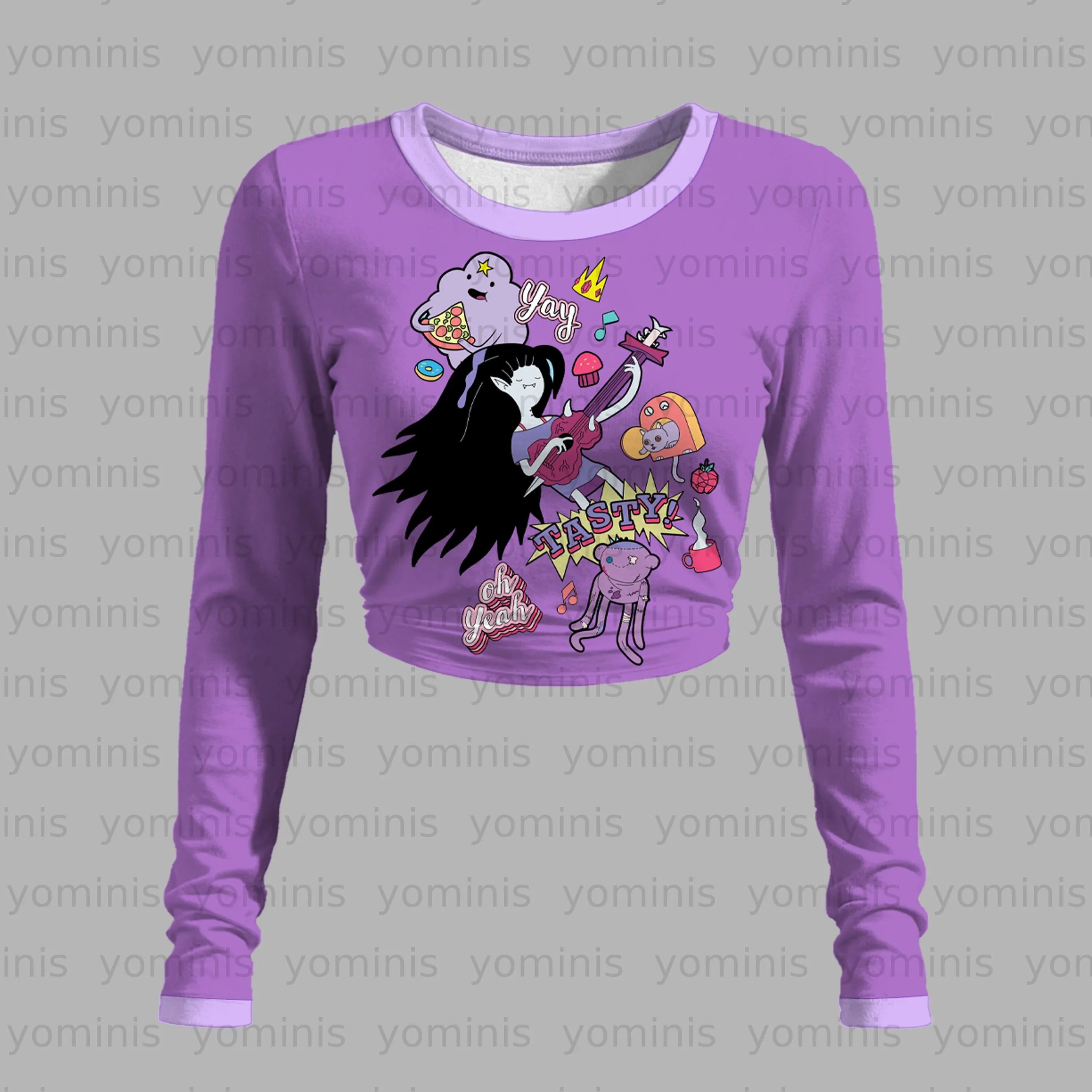 "Adventure Time" Long-sleeved double-layer stretch pants set Secondary image