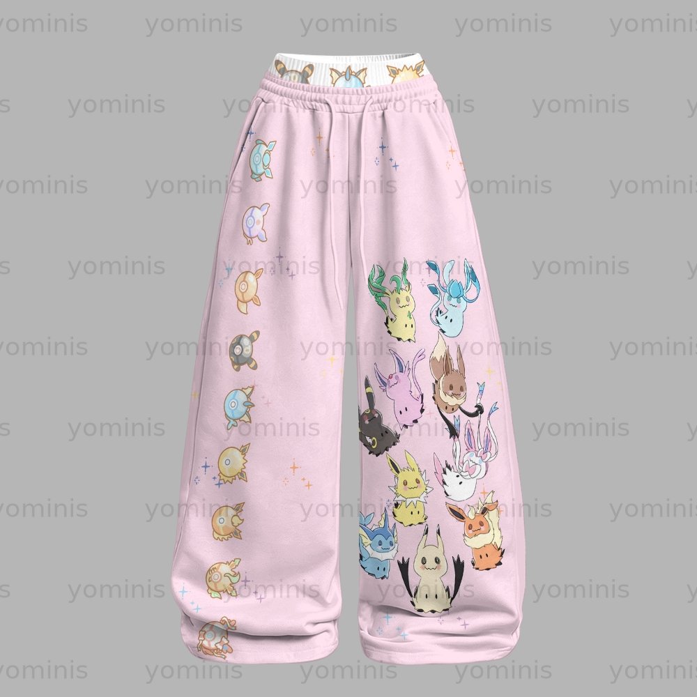 Pokémon Long-sleeved double-layer stretch pants set