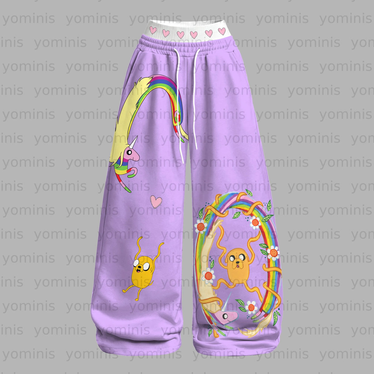 "Adventure Time" Long-sleeved double-layer stretch pants set