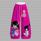 "Adventure Time" Long-sleeved double-layer stretch pants set