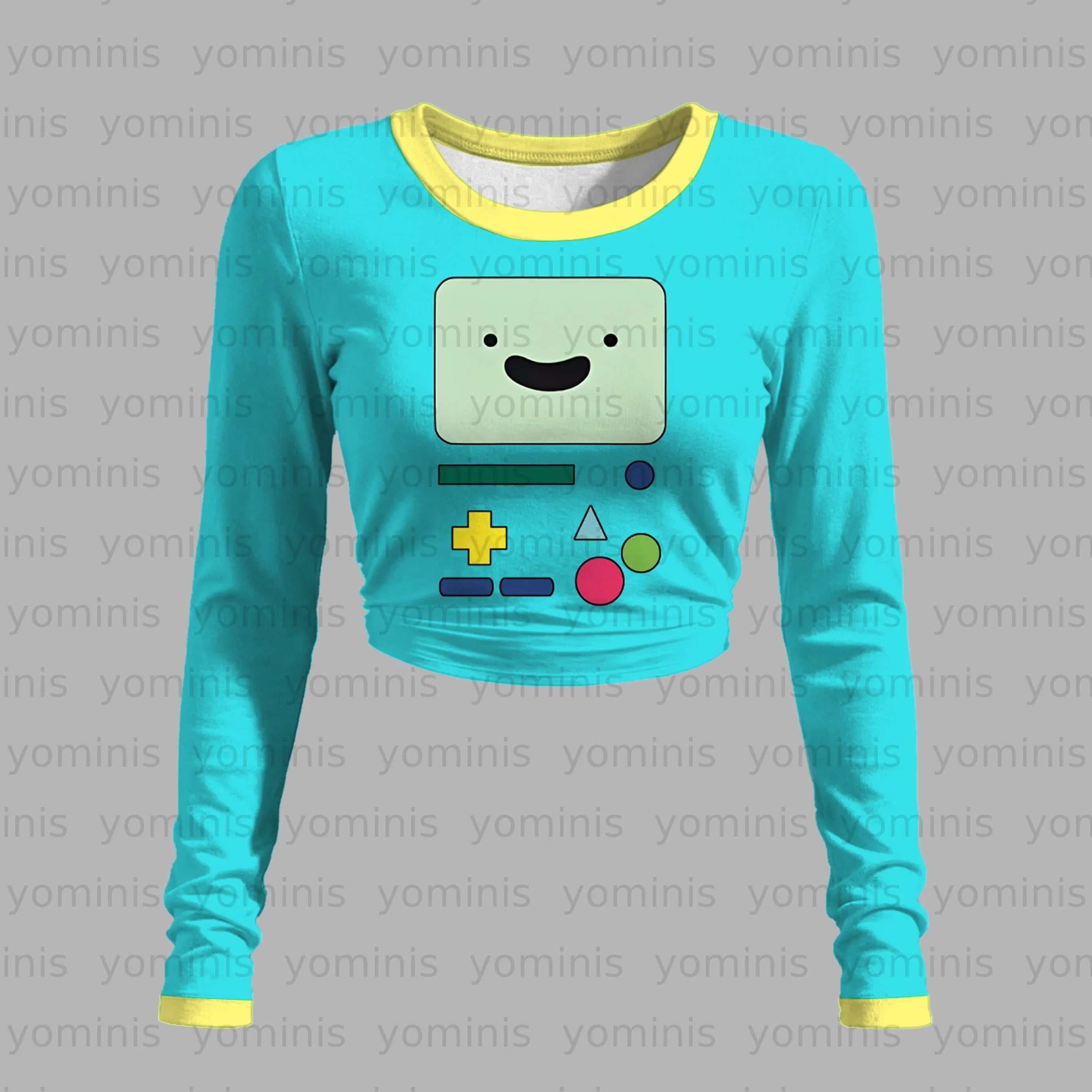 "Adventure Time" Long-sleeved double-layer stretch pants set Secondary image