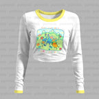 "Adventure Time" Long-sleeved double-layer stretch pants set