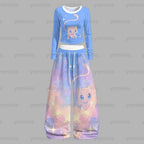 Pokémon  Long-sleeved double-layer stretch pants set