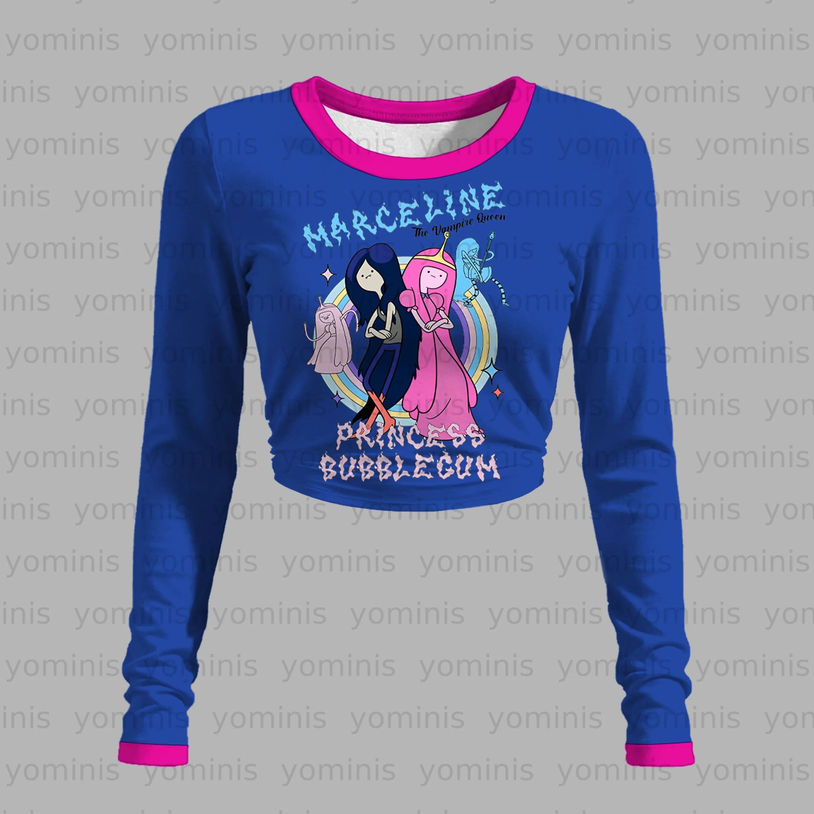 "Adventure Time" Long-sleeved double-layer stretch pants set Secondary image