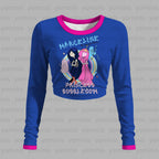 "Adventure Time" Long-sleeved double-layer stretch pants set