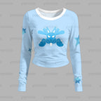 Pokémon Long-sleeved double-layer stretch pants set